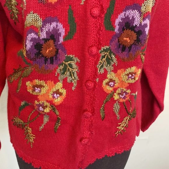 Vintage Susan Bristol New Traditions Embroidered Cottagecore - Picture 3 of 12